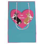 Valentijnsdag Corgi Medium Cadeauzakje (Achterkant)
