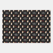 Valentijnsdag Corgi | Naam van uw Valentijnse Inpakpapier Vel (Voorkant 3)