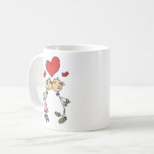 Valentijnsdag Couple Koffiemok (Voorkant links)