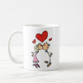 Valentijnsdag Couple Koffiemok (Links)