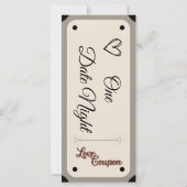 Valentijnsdag Coupon Editable (Voorkant)