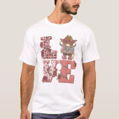 Valentijnsdag Cowboy Gnome T-shirt (Voorkant)