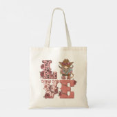 Valentijnsdag Cowboy Gnome Tote Bag (Achterkant)