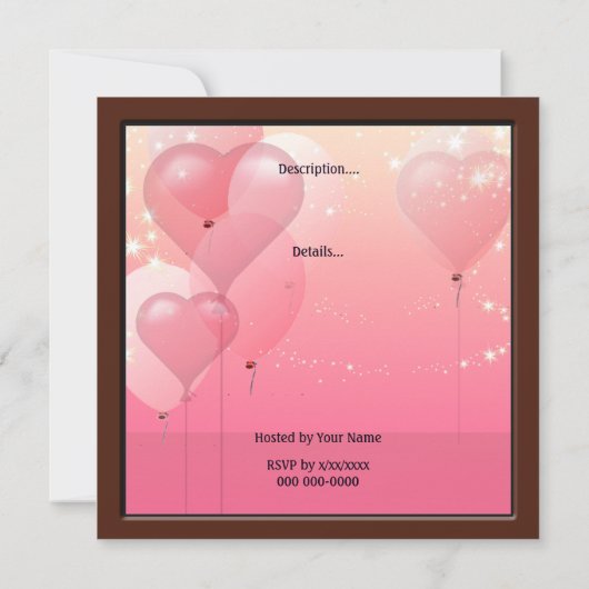 Valentijnsdag Cowgirl Uitnodiging Westerne partij (Achterkant)