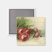  Valentijnsdag, Crimson Red Roses Magneet (Voorkant / Achterkant)