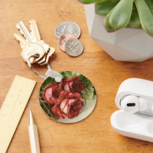 Valentijnsdag, Crimson Red Roses Sleutelhanger