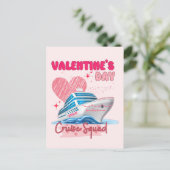 Valentijnsdag Cruise Squad vakantiegroep Matchi Briefkaart (Staand voorkant)
