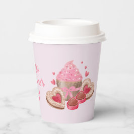 Valentijnsdag Cupcake, Koekje, Traktaties   Papieren Bekers