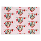  VALENTIJNSDAG CUPID HEART Gift Bag Groot Cadeauzakje (Achterkant)