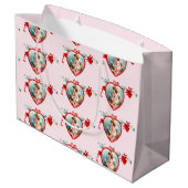  VALENTIJNSDAG CUPID HEART Gift Bag Groot Cadeauzakje (Achterkant Gekanteld)
