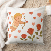 Valentijnsdag Cupid Kussen (Deken)