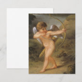  Valentijnsdag, Cupid met Bow en Pijl Feestdagenkaart (Voorkant / Achterkant)