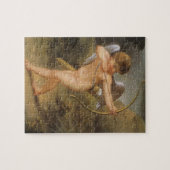 Valentijnsdag, Cupid met Bow en Pijl Legpuzzel (Horizontaal)