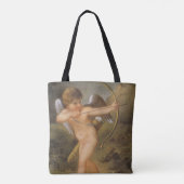  Valentijnsdag, Cupid met Bow en Pijl Tote Bag (Achterkant)