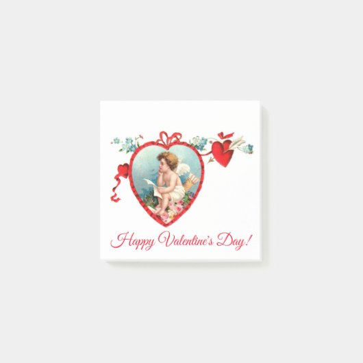 Valentijnsdag Cupid Post-it® Notes (Voorkant)