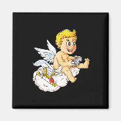 Valentijnsdag Cupid Video Gamer Controller Boys K Magneet (Voorkant)