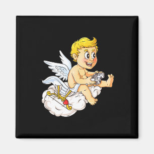 Valentijnsdag Cupid Video Gamer Controller Boys K Magneet