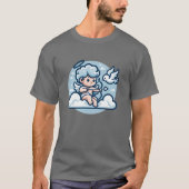 Valentijnsdag Cupido Dove T-shirt (Voorkant)