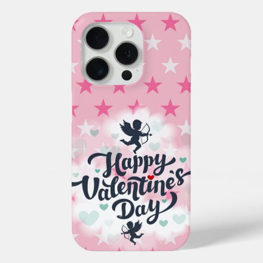 Valentijnsdag cupido en sterren Case-Mate iPhone case (Achterkant)