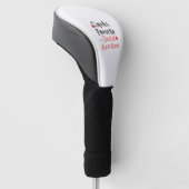 Valentijnsdag Cupido's favoriete tandartsassistent Golfheadcover (Schuin)