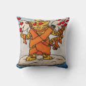 Valentijnsdag Cupid's Love Cat Kussen (Voorkant)