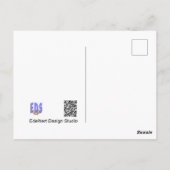 Valentijnsdag Cust. BG-kleurenBriefkaart Briefkaart (Achterkant)