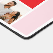 Valentijnsdag Custom 5 Fotocollage Bureaumat (Hoek)