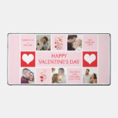 Valentijnsdag Custom 5 Fotocollage Bureaumat (Voorkant)