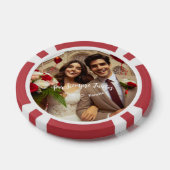 Valentijnsdag Custom Foto Spaans Poker Chips (Enkel)