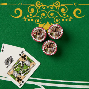Valentijnsdag Custom Foto Spaans Poker Chips