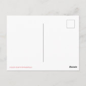 Valentijnsdag Cute Beaver geeft dam Pun Funny Briefkaart (Achterkant)