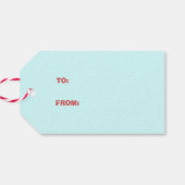 Valentijnsdag Cute Beaver geeft dam Pun Funny Cadeaulabel (Achterkant Horizontaal)