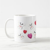 Valentijnsdag Cute Bichon Frisé Pet Hondenliefhebb Koffiemok (Links)