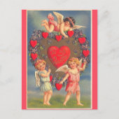  Valentijnsdag Cute Cherubs Briefkaart (Voorkant)