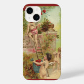  Valentijnsdag, Cute Cherubs klim Ladder Case-Mate iPhone Case (Achterkant)