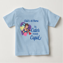 Valentijnsdag Cute Cupid Name Colorful Love Heart