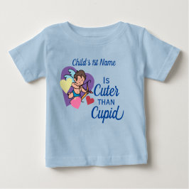 Valentijnsdag Cute Cupid Name Colorful Love Heart