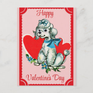 Valentijnsdag Cute  Dog Podle Briefkaart
