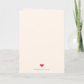 Valentijnsdag Cute Egg-cellente Haan Kaart (Achterkant)