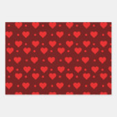 Valentijnsdag CUTE GEPERSONALISEERD GEKOPPELDE HAR Inpakpapier Vel (Voorkant 2)