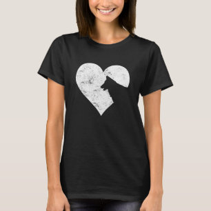 Valentijnsdag Cute German Shepherd Hondenliefhebbe T-shirt