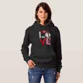 Valentijnsdag Cute Gnome Love Mannen Vrouwen Kind Hoodie (Voorkant volledig)