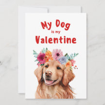Valentijnsdag Cute Hond Huisdier Foto Vakantiebkaa