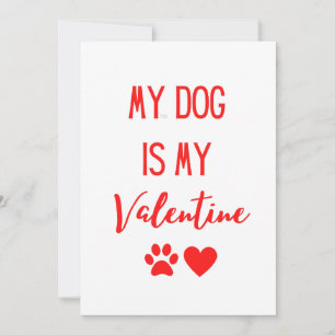 Valentijnsdag Cute Hond Huisdier Foto Vakantiewens Feestdagenkaart