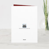 Valentijnsdag Cute Ladybug voor mam Feestdagen Kaart (Achterkant)