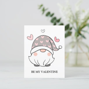 Valentijnsdag Cute Love Holiday Gnome Feestdagenkaart