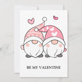 Valentijnsdag Cute Love Holiday Gnome Feestdagenkaart