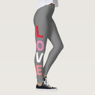 Valentijnsdag Cute Love Typography Mode Leggings