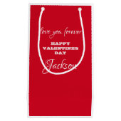 Valentijnsdag Cute Modern, speciaal gepersonalisee Klein Cadeauzakje (Voorkant)