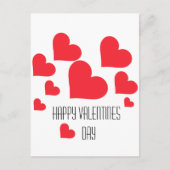 Valentijnsdag Cute Red Hart met Tons of Love Briefkaart (Voorkant)